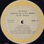 Виниловая пластинка Бетховен - Квартет №9 "Разумовский", Квартет №11 "Серьезный" LP