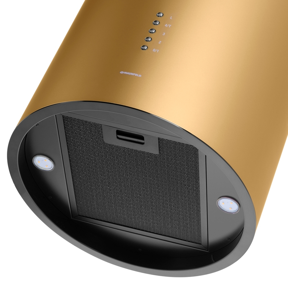 Кухонная вытяжка MAUNFELD Lee Wall 39 золотой фото 4