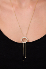 Колье с затяжкой Geo Gold