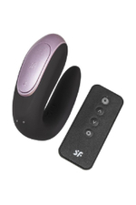 Многофункциональный смарт-вибратор для пар Satisfyer Double Fun черный