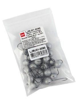 Джиг-головка Lucky John MJ ROUND HEAD 09.0г кр.001