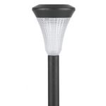 SL-PL31 ЭРА Садовый светильник на солнечной батарее, пластик, черный, 31см