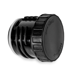 Термос Relaxika 101 (1 литр), черный (стикерпак "Красоты России")