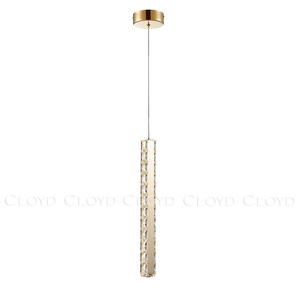 Подвесной светильник Cloyd ELATA P1 / выс. 55 см - золото (арт.11560)