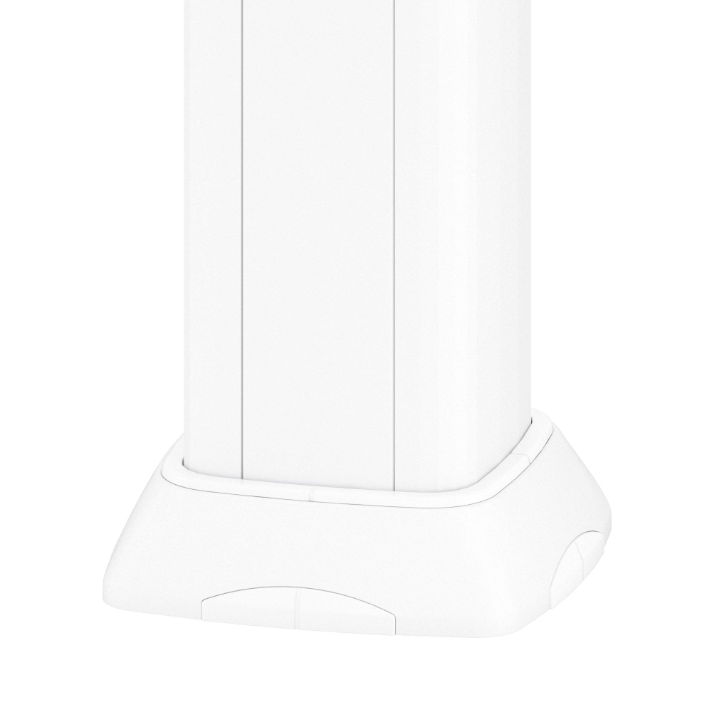 Телескопическая алюминиевая колонна, 2.7 - 4.2м, цвет белый