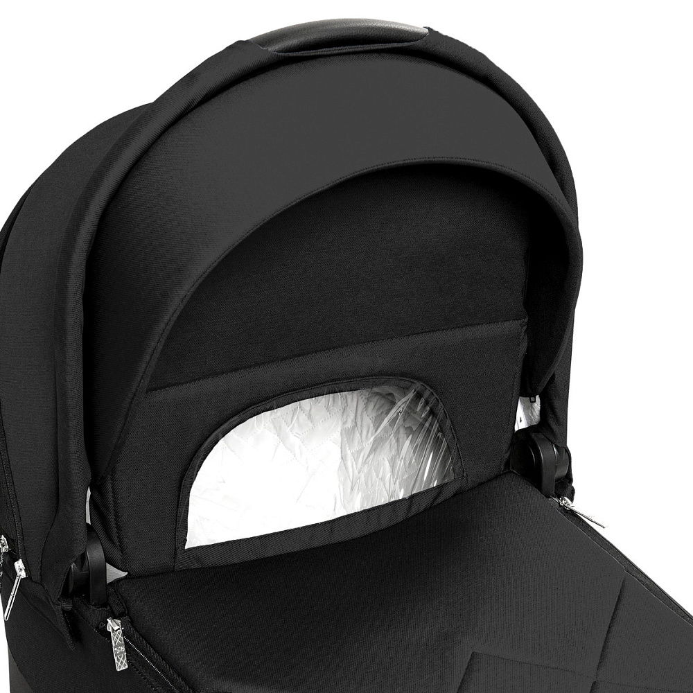 Коляска 4 в 1 Sweet Baby Stella + автокресло Elegante Plus с базой i-Size ISOFIX DK780 Black