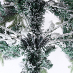 Ёлка «Снежная рапсодия» 180 см, ПВХ+Леска, шишки, белый иней (720 веток)