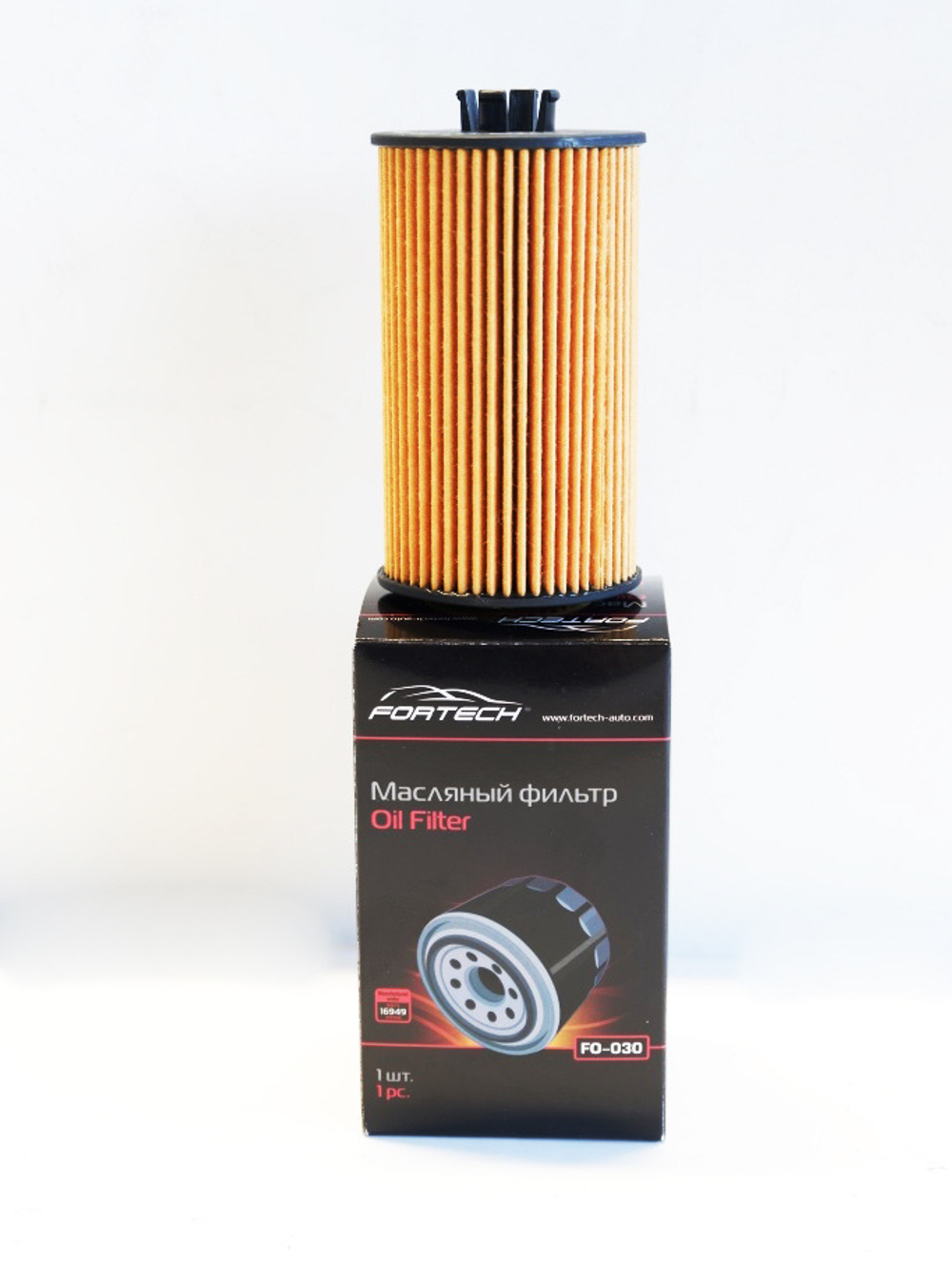 FO-030 (8803) Фильтр масляный FORTECH Chevralet Aveo (08~), Cruz (09~), Opel Astra J, Vectra C,