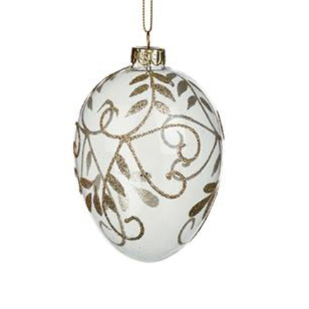 Декоративная подвеска "Яйцо с цветами"