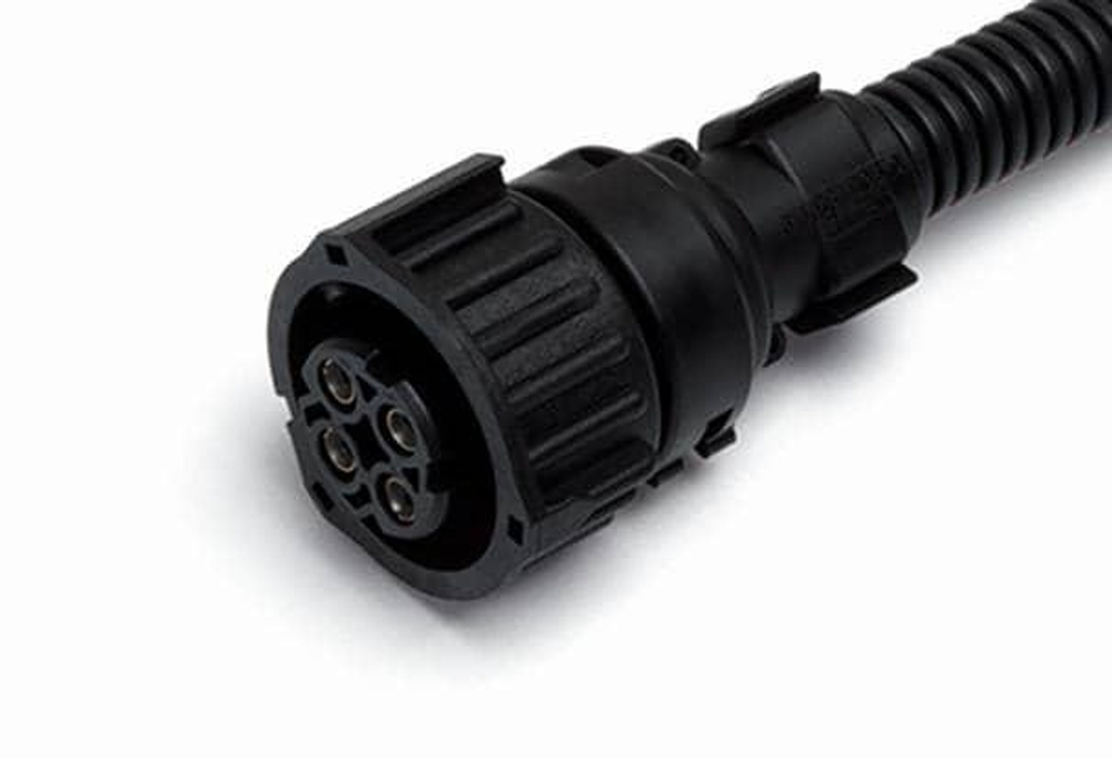 Разъем байонет (розетка) 1-967325-1 (4pin) 4 контакта с прямым адаптером, датчика спидометра, датчика уровня пола для ЗИЛ, Камаз, Краз, МАЗ, ПАЗ, Урал.