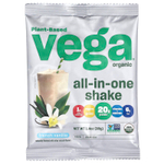 Vega, Растительный, органический универсальный коктейль, французская ваниль, 10 пакетиков по 38 г (1,4 унции)