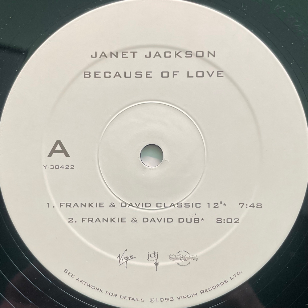 Janet Jackson ‎– Because Of Love (США 1994г.)
