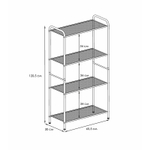 СТЕЛЛАЖ ВАЛЕНСИЯ 24 БЕЛЫЙ