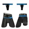 Мужские трусы стринги черные PUMP! MP259-2