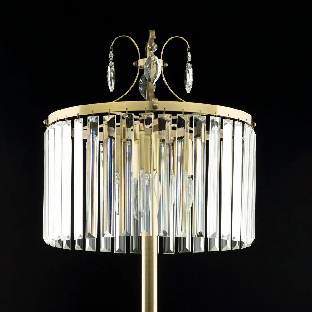 Citilux Инга CL335943 Торшер хрустальный Бронза