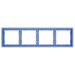 Рамка пластиковая VOLTUM S70 на 4 поста, (деним)