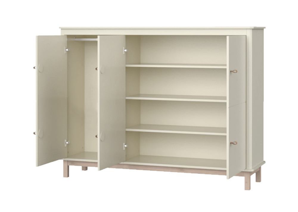 Шкаф Classic низкий (молочный)