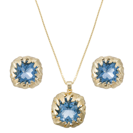 Комплект Fiore Luna, колье и серьги SG209474E-001 G