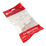 Поворот 90 гр. (25x25) (4 шт) белый EKF-Plast