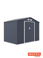 Сарай WOTEX Storage-04-3, 277х195х203 см