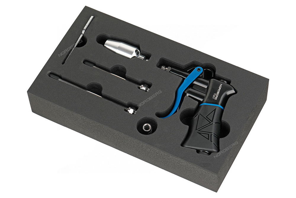 NORDBERG (Ti21) Пистолет продувочный с набором сменных сопел