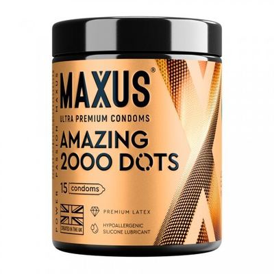 Презервативы MAXUS Amazing, точечные, 15 шт