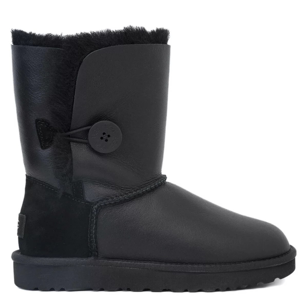 Угги UGG Bailey Button Metallic Black