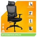 Эргономичное кресло Everprof Work Сетка Черный