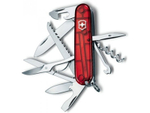 Нож Victorinox Huntsman прозрачный красный, 1.3713.T