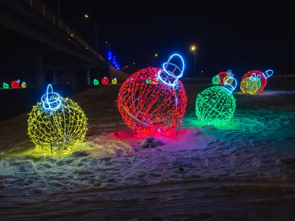 Светодиодный шар - серия сладости