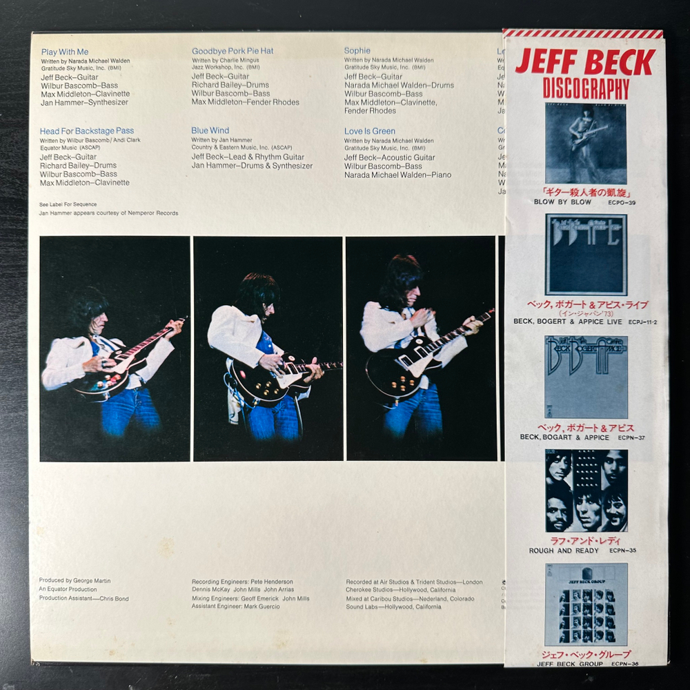 Jeff Beck ‎– Wired (Япония 1976г.)