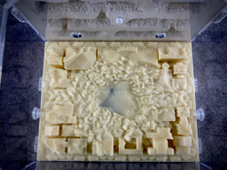 Гипсовая муравьиная ферма Белый дом "grunt" с инсталляцией на арене "Атомная война"