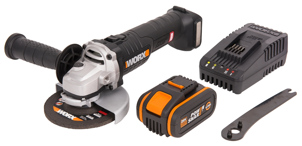 Угловая шлифмашина аккумуляторная WORX WX812