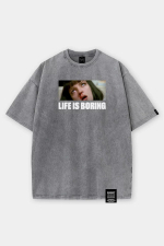 Футболка SHMOT "UMA THURMAN" GARMENT DYE Серый
