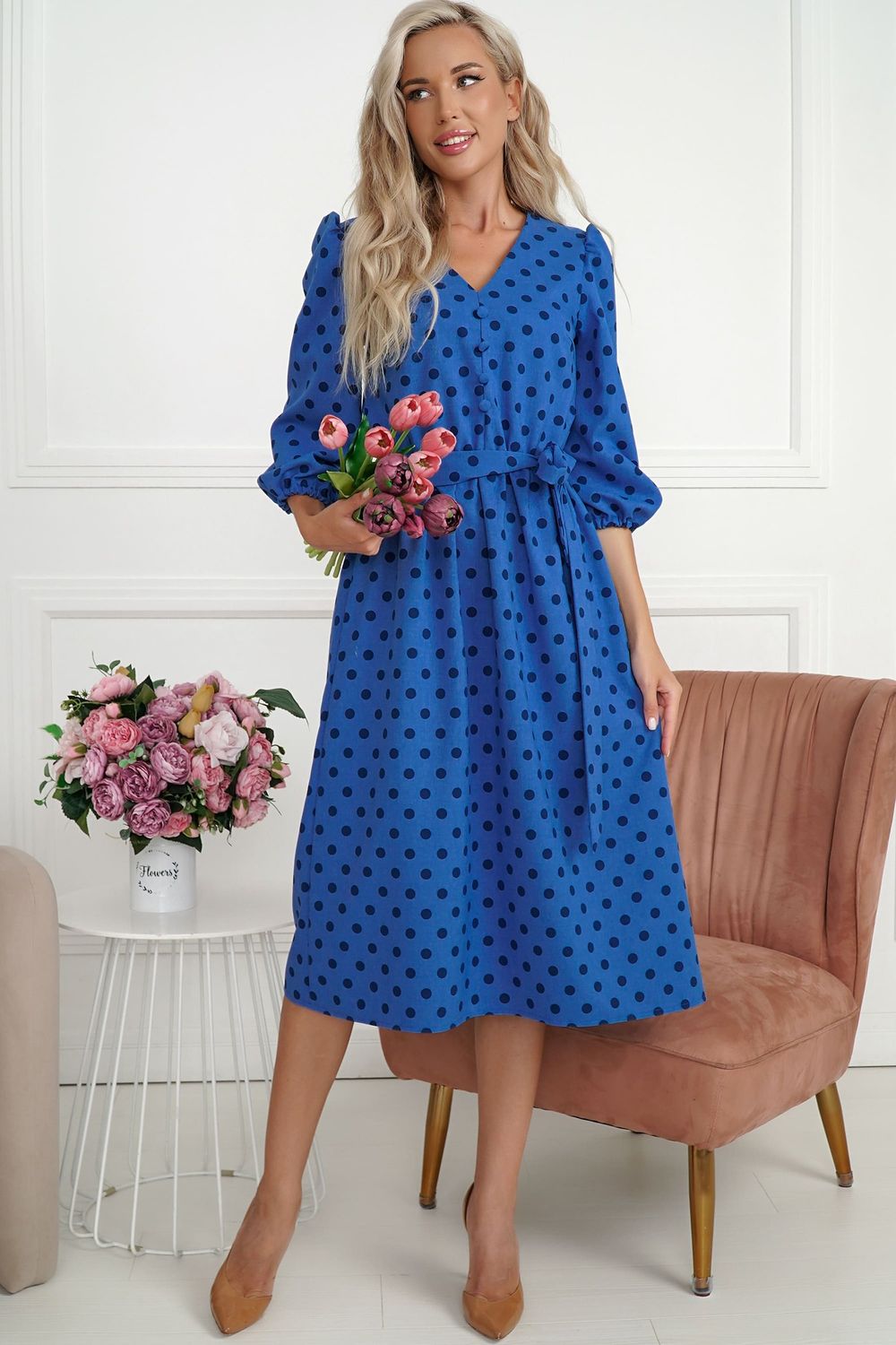 Платье Розетта (синее) П14115-45М LT Collection