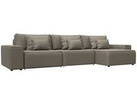 Диван угловой Лига-074 угол универсальный ЭКОКОЖА GRIFON 04 бежевый