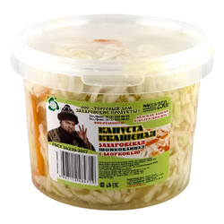 Капуста квашеная "Захаровская" шинкованная с морковью