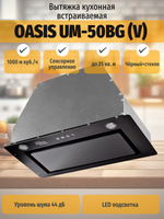 Вытяжка OASIS UM-50BG (V)