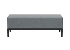 Банкетка Fjord 120 см (светло-серый твид, бук под эмалью)