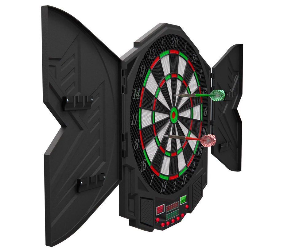 Электронный дартс DFC DARKBOARD, 12 дротиков