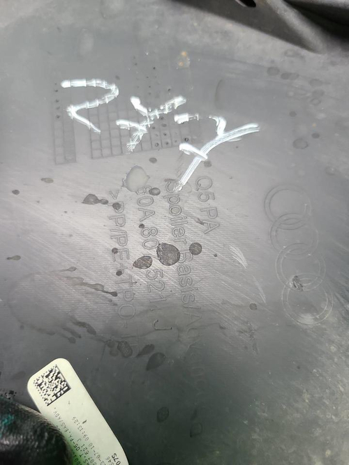 Юбка заднего бампера Audi Q5 2 (2020-н.в.)