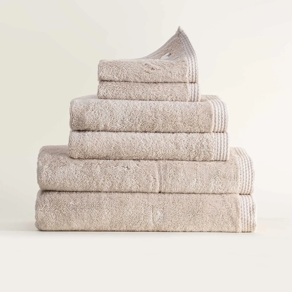 Полотенце из органического хлопка Pure Cotton 80х150 бежевый