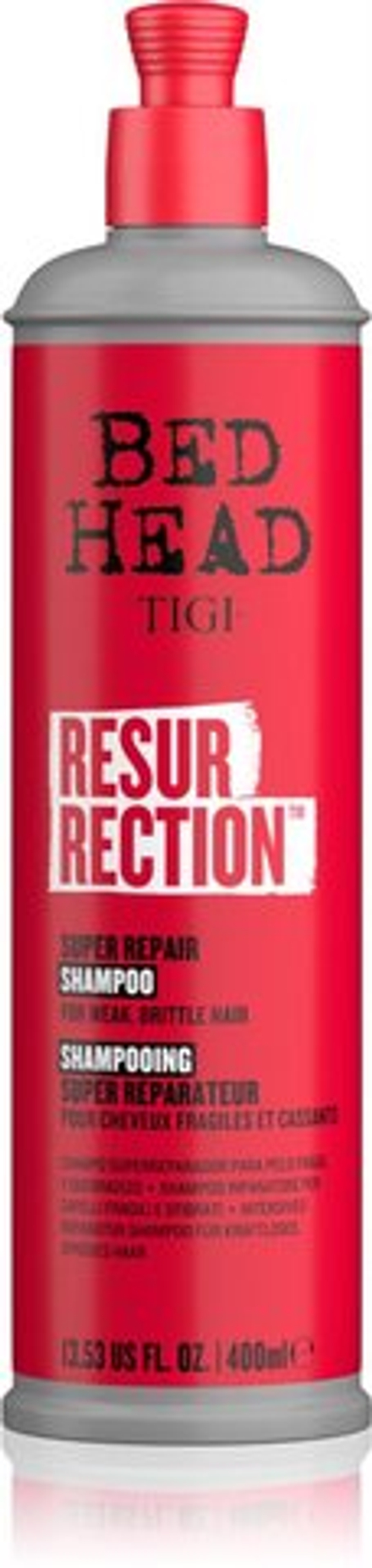 TIGI Bed Head Ressurection - шампунь для ухода за слабыми, поврежденными волосами /   400  ml  / GTIN 615908432022