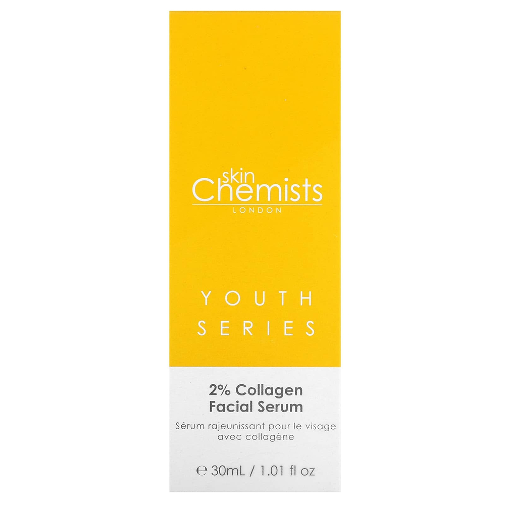 skinChemists, Youth Series, сыворотка для лица с 2% коллагеном, 30 мл (1,01 жидк. унц.)