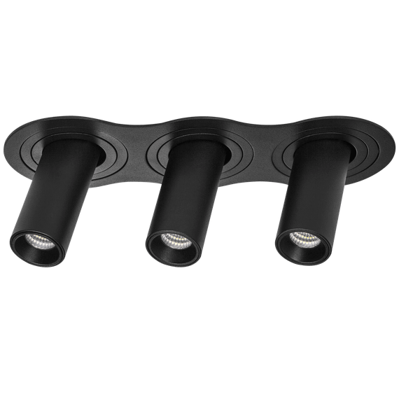 Комплект из светильника и рамки Lightstar Intero Tubo (217637+217274+217274+217274) i637274