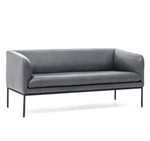 Диван двухместный ЛИРО, кожа