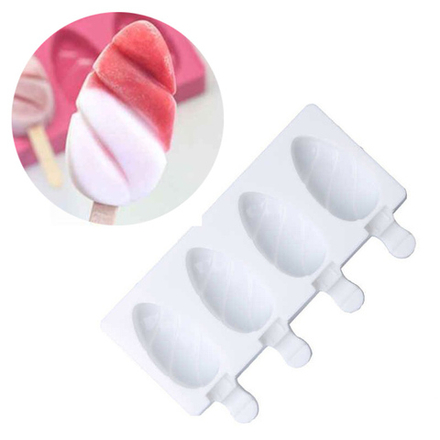 Форма силиконовая "ЭСКИМО Яйцо 4в1" 4*7 см.