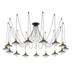 Citilux Эдисон CL451151 Люстра паук Венге Бронза