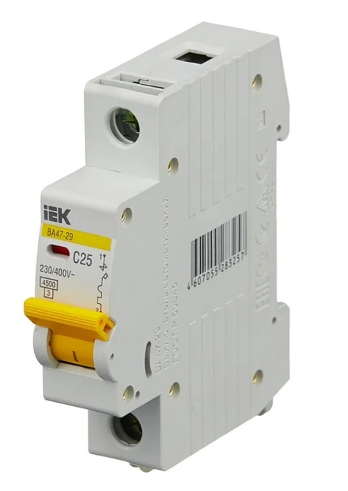 Выкл.авт. 1п 25А 4,5кА ИЭК