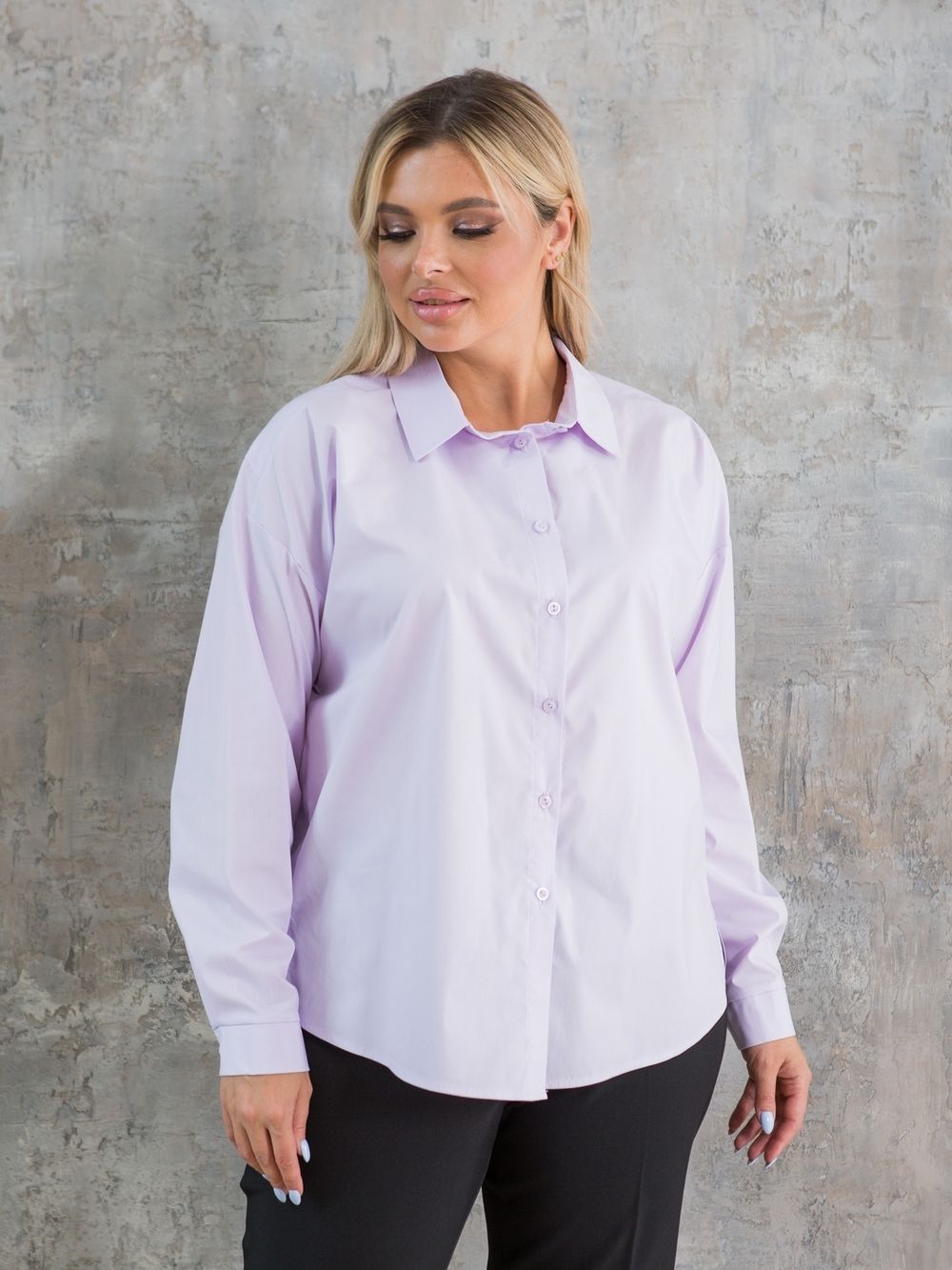 Блузка 1357 сиреневый Novita (Акция)